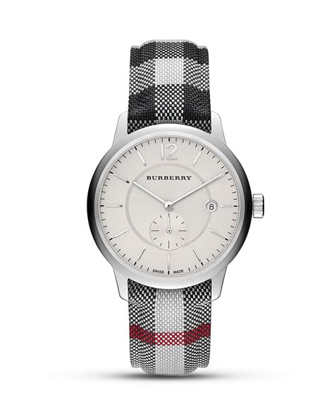 burberry check strap watch 40mm|burberry shoulder strap replacement.